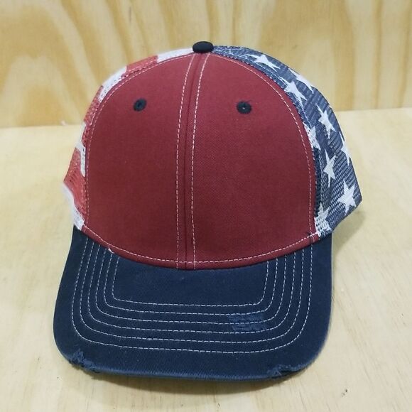 American Flag Printed Snapbaback hat Unisex. - Picture 5 of 8